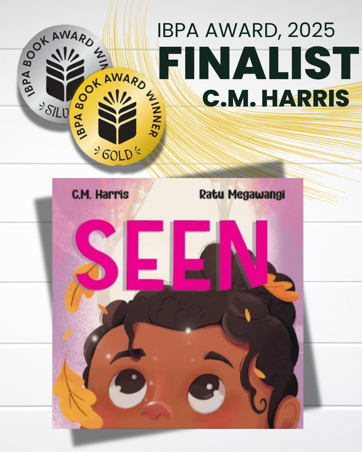 Exciting News: Seen by C.M. Harris Named IBPA Book Award Finalist!